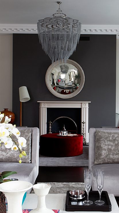 Interior design regents park house three chandelier2